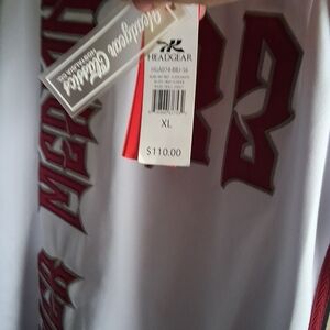 Headgear Men's White and Red Jersey New